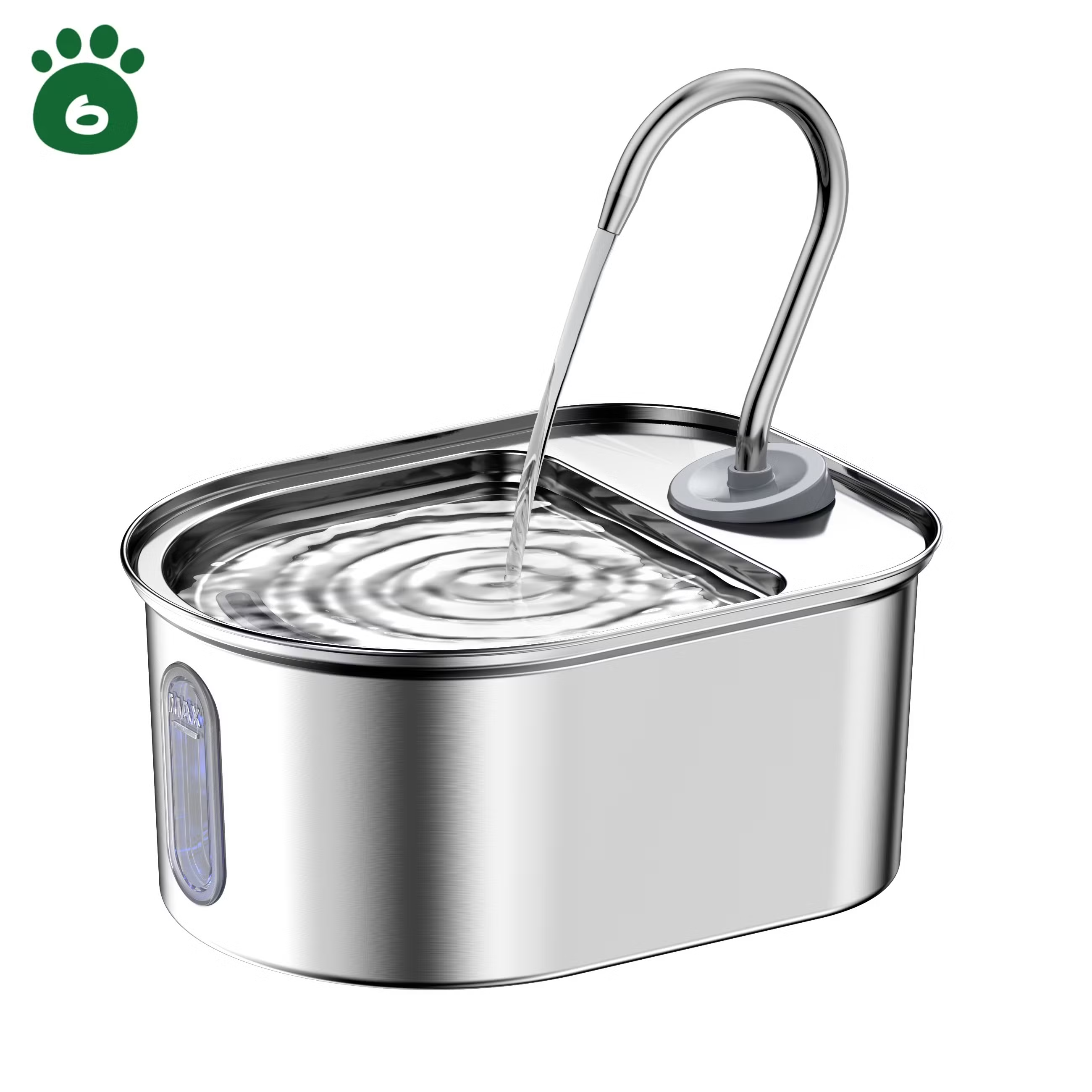 Fontaine à Eau Silencieuse pour Chat & Chien — Filtration 360°